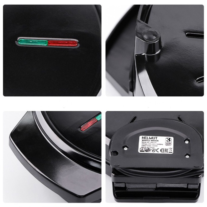 Máy làm bánh ốc quế, vỏ kem ốc quế HELMUT 1000W