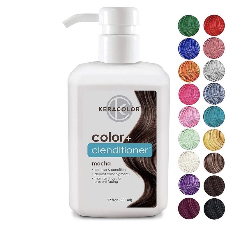 Dầu Ủ Tóc Nhuộm Màu Tạm Thời Lên Màu Nâu Nhanh Sau 15p Kera Color Moca Clenditioner