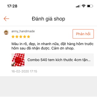 Combo 680 tem kích thước 4cm