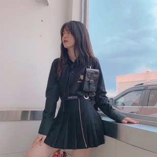 SET HỌC SINH MÀU ĐEN NATTHY STYLE