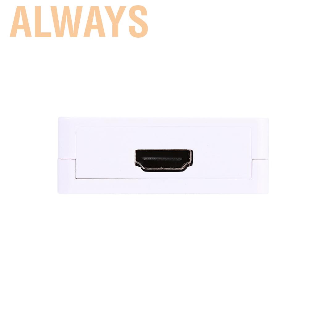 Hộp chuyển đổi từ cổng HDMI sang giác cắm VGA và phụ kiện