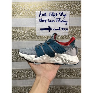Giày sneaker prophere xám viền xanh