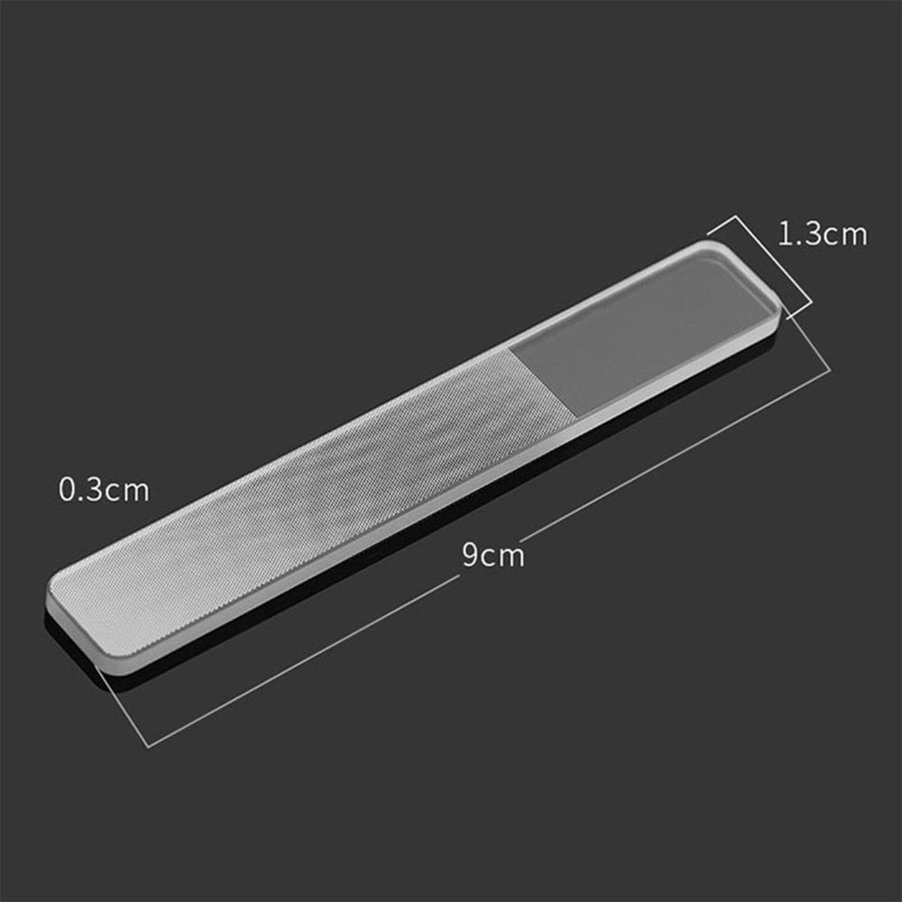 ❀SIMPLE❀ 1 PC Nail Beauty Tools Glass Nail File Washable Nail Sanding Grinding Shiner Nano Polished Hot New Non-harm Nails Professional Nail Art Manicure Transparent