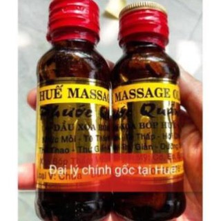 Dầu xoa bóp massage Huế 60ml thể thao gym spa 1 lọ 60ml
