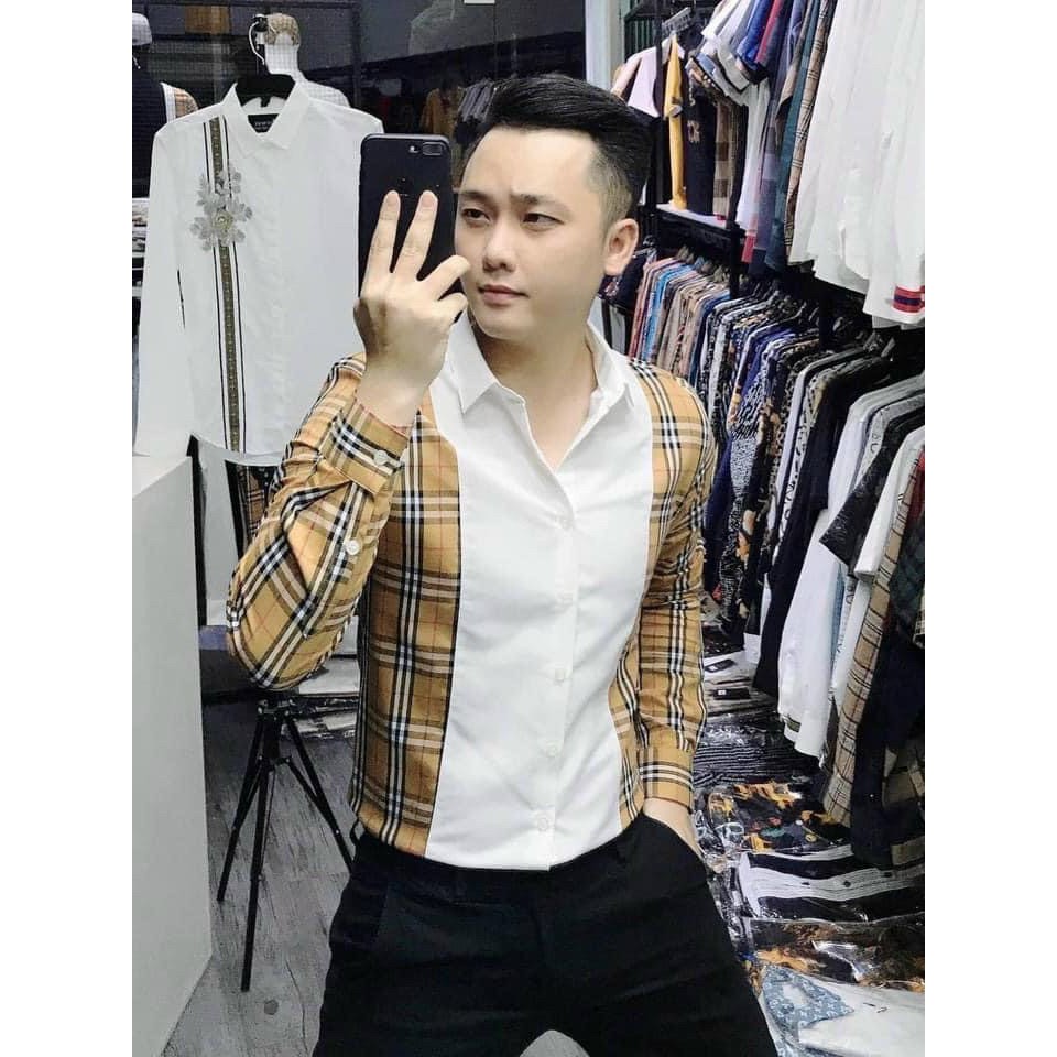 Áo sơ mi nam nữ unisex tay ngắn vải lụa 3d kiểu dáng Hàn Quốc hợp thời trang nam tính dễ phối đồ | BigBuy360 - bigbuy360.vn
