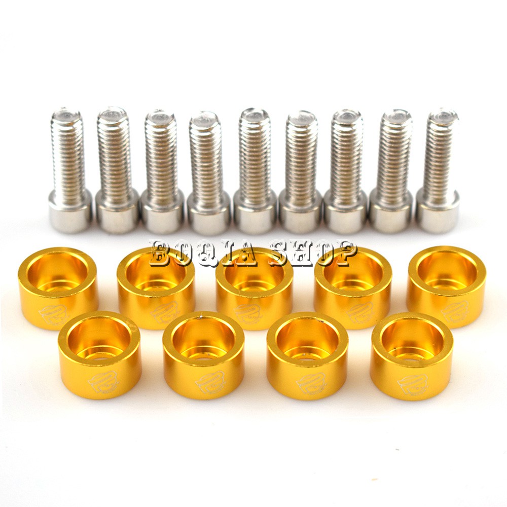 FENDER 9 Vòng Đệm Và Bu Lông Cho Động Cơ Honda Air Inlet Manifold M8