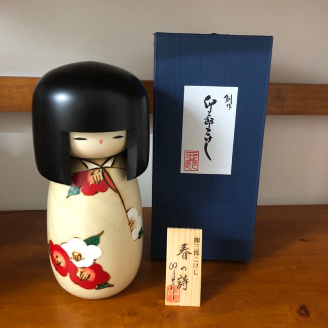 Búp bê gỗ, búp bê Kokeshi, búp bê handmade cam kết hàng chính hãng Nhật Bản