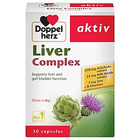 THỰC PHẨM BẢO VỆ SỨC KHỎE THẢI ĐỘC GAN DOPPELHERZ LIVER COMPLEX (30 VIÊN)