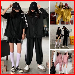 Set bộ 3 sọc thể thao Nam Nữ UNISEX dài mềm mại