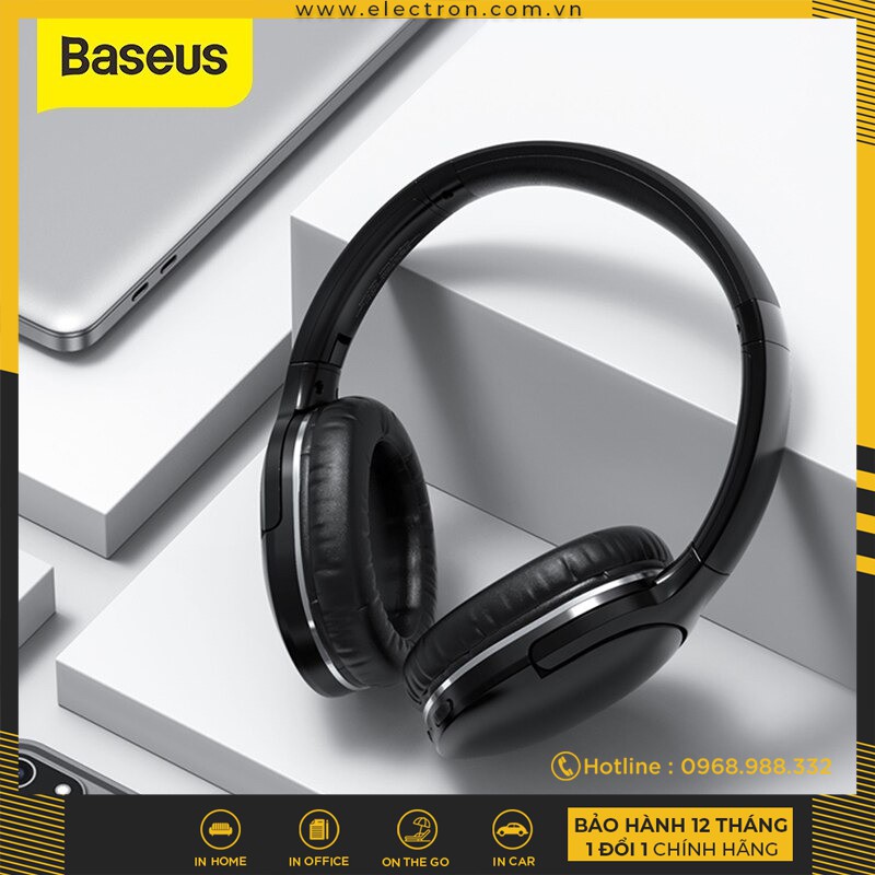 Tai nghe chụp tai không dây cao cấp Baseus Encok Wireless headphone D02 Pro