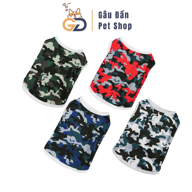 Áo Cho Chó Mèo - Áo Thun Rằn Ri Cho Chó Mèo