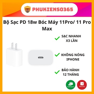 Bộ Sạc PD 18w Bóc Máy 11Pro/ 11 Pro Max - Chất lượng đảm bảo