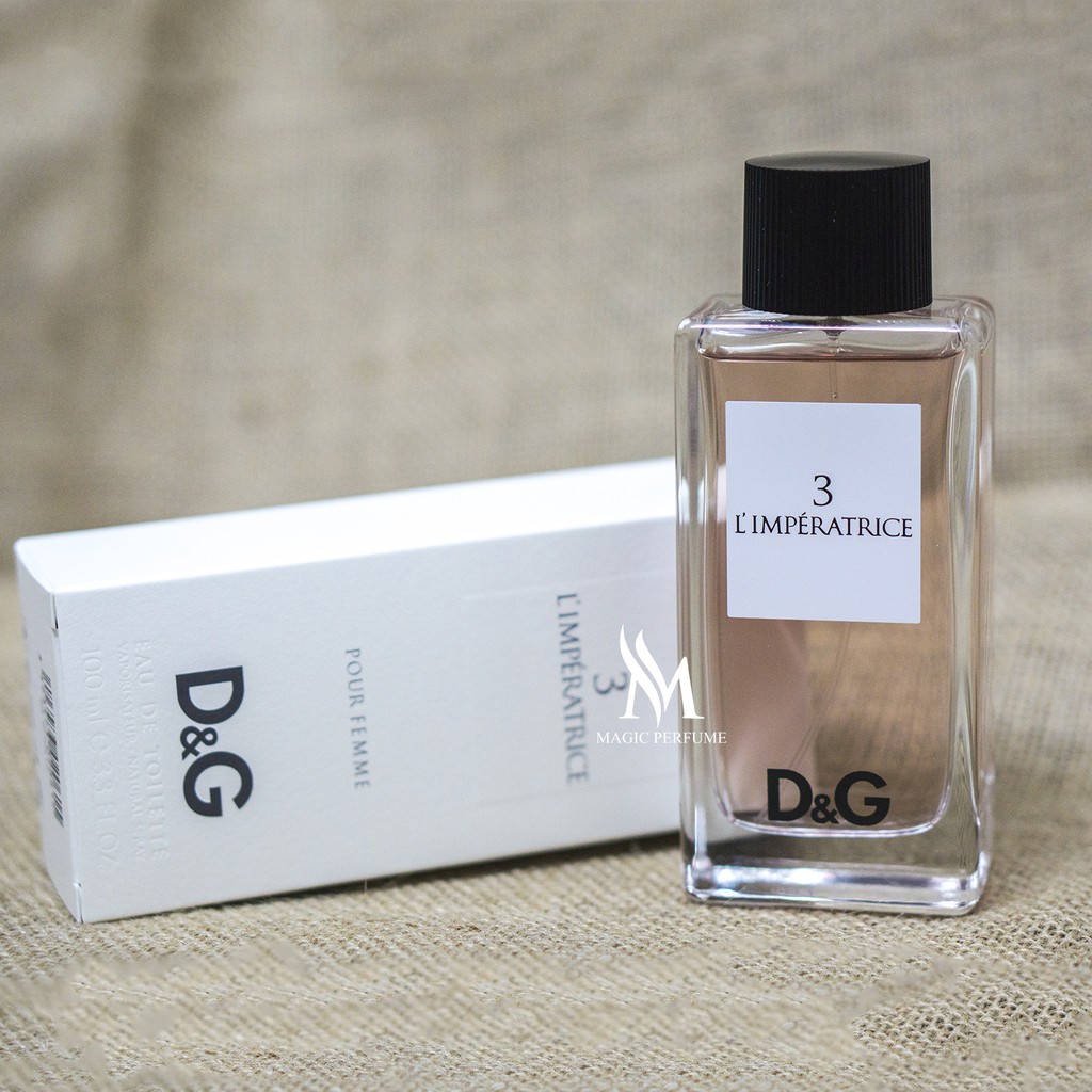 Magicperfume-Nước hoa nữ D&G 3 L'Imperatrice chai Fullseal 100ml