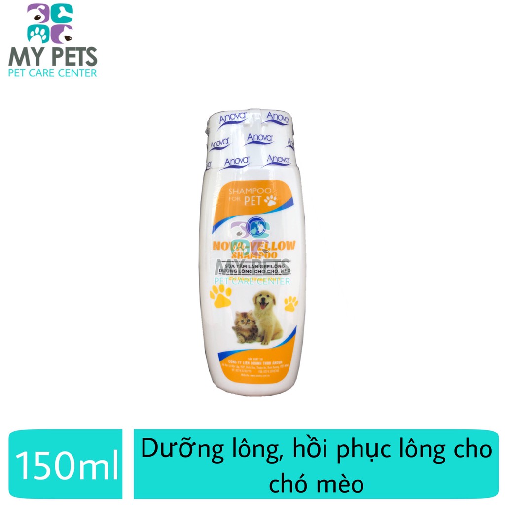 Anova Vàng 150ml - Sữa tắm ngăn rụng lông, dưỡng lông chó mèo