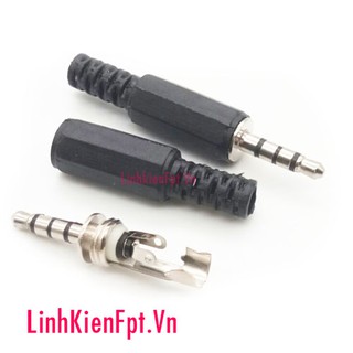 Đầu jack audio 4 chấu 3.5mm stereo đực