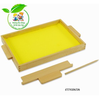 Khay cát viết chữ - Sandpaper Letter Tracing Tray