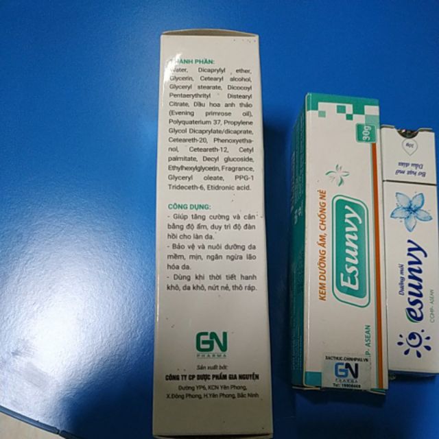 Bộ dưỡng ẩm chống nẻ esunvy