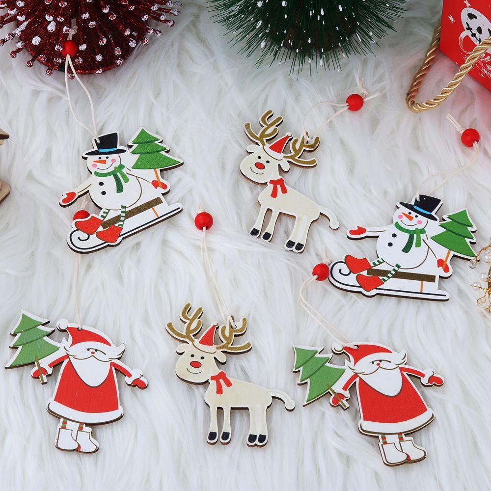 Hộp 6 Phụ Kiện Treo Trang Trí Cây Thông Giáng Sinh