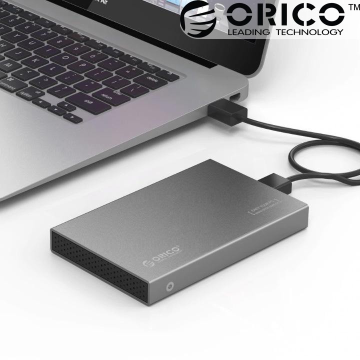 Box ổ cứng 2.5 inch SATA USB3.0 Orico 2518S3 vỏ nhôm cao cấp 1.5mm - BX11