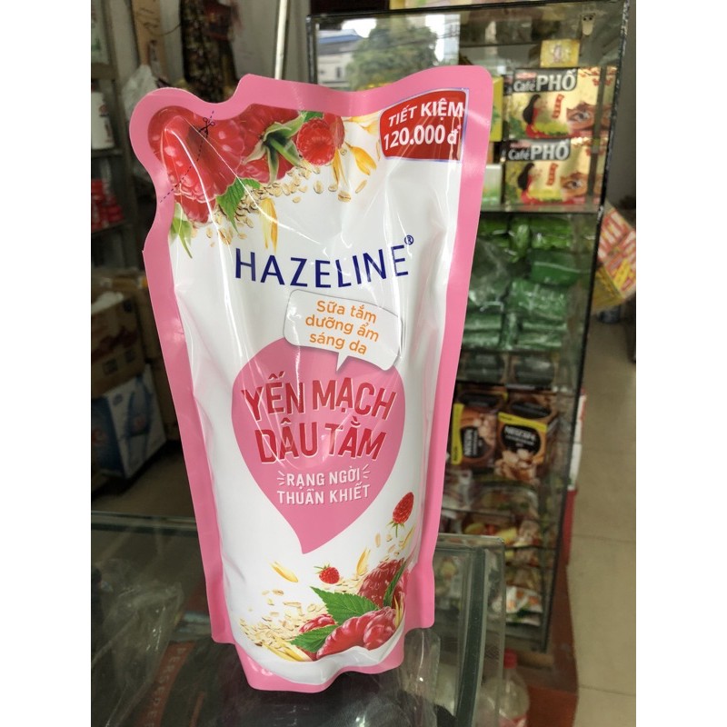 Sữa tắm Hazeline dưỡng ẩm sáng da pyến mạch dâu tằm date 2024 | BigBuy360 - bigbuy360.vn