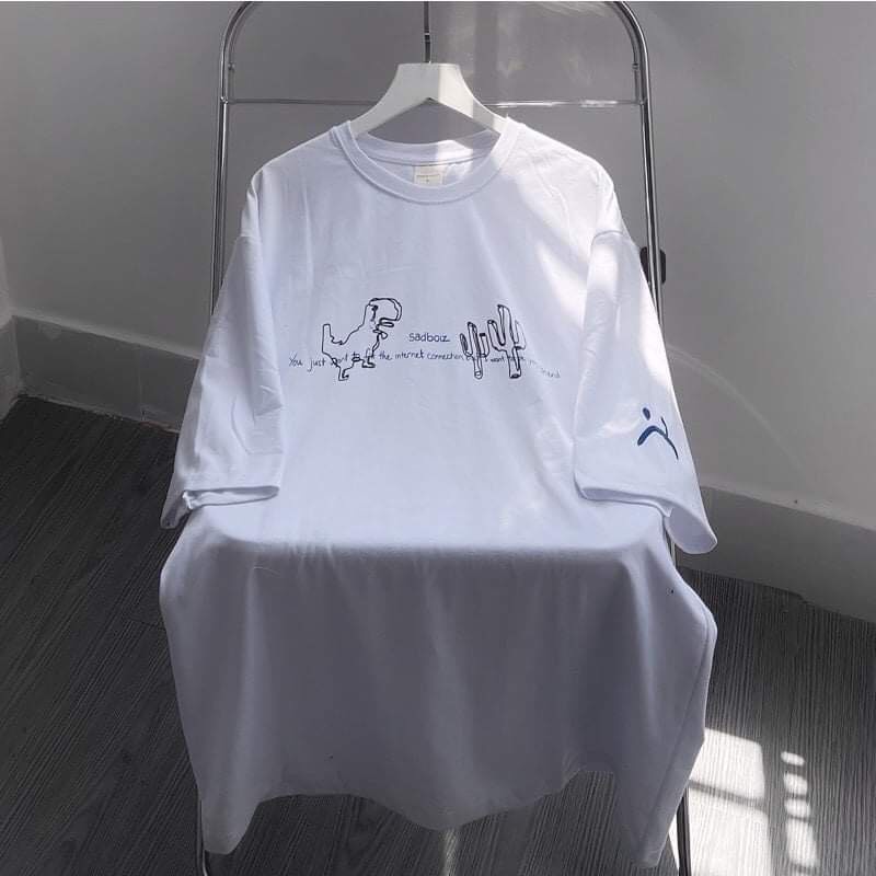 Áo Phông Sad Boy -From Rộng-Nam Nữ UNISEX Tay Lỡ,Genz-HK03