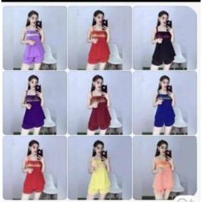 Đồ bộ thun lạnh thêu (Mã 24 - ĐEN) | BigBuy360 - bigbuy360.vn