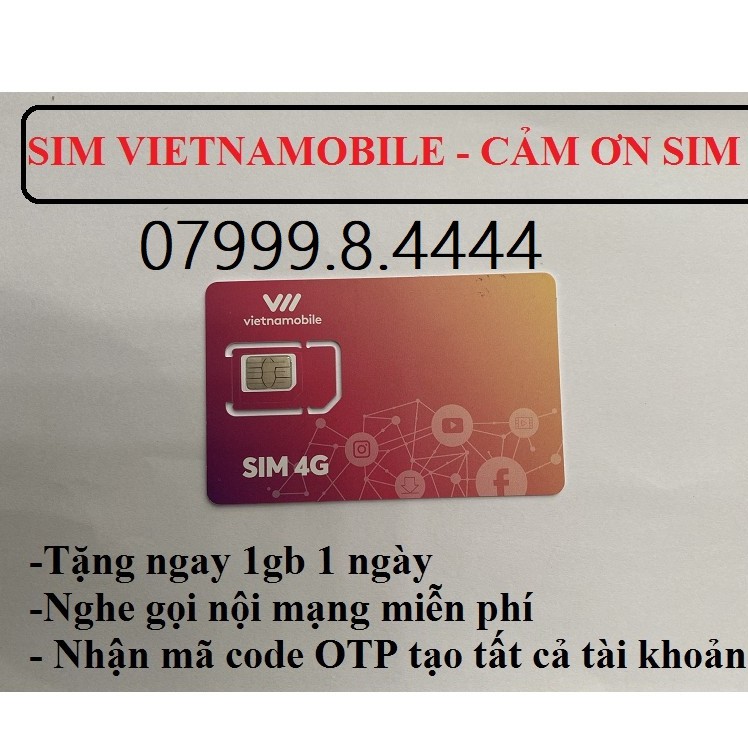 Sim Vietnamobile gói hòa mạng Cảm Ơn. DATA .4g LÀM TÀI KHOẢN ...
