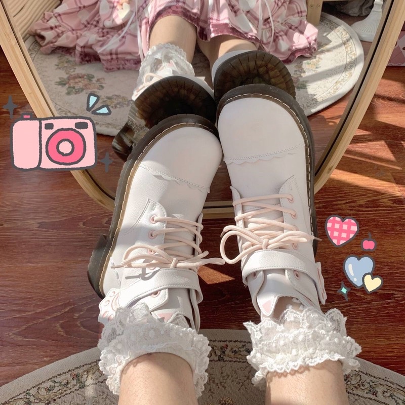 YASAS0121-Dày da cao cổ Martin tai mèo