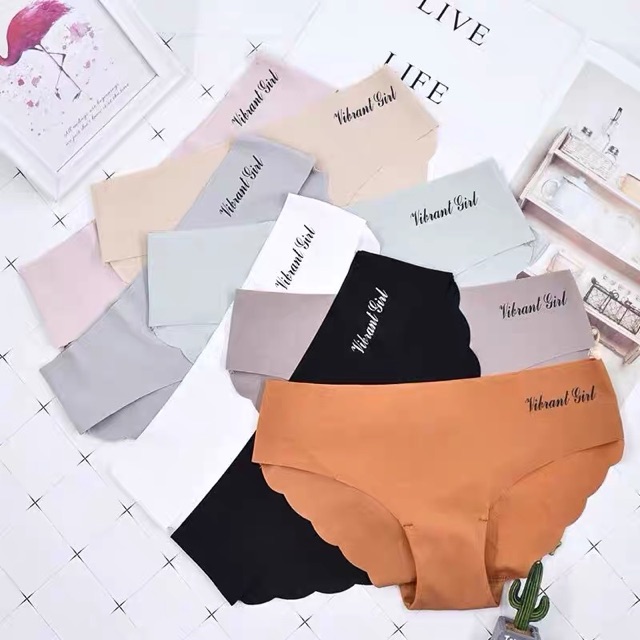 combo 5 Quần lót đúc 1028 su lượn sóng siêu hot không viền có size m l