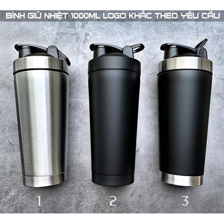 BÌNH INOX 2 LỚP GYMSHARK - GIỮ NHIỆT NÓNG LẠNH 24H