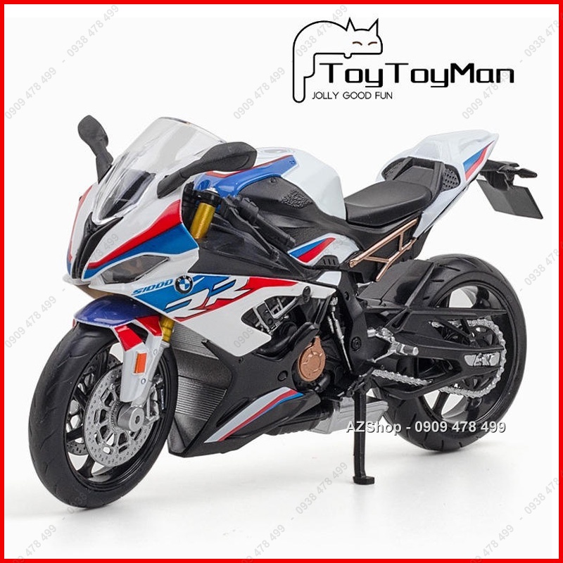Xe Mô Hình Siêu Moto BMW S1000RR - Tỉ Lệ 1:12