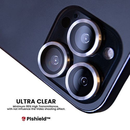 Dán Camera cường lực viền màu chống va đập Zeelot PIshield iP 13 Pro/13 Pro Max - Hàng chính hãng