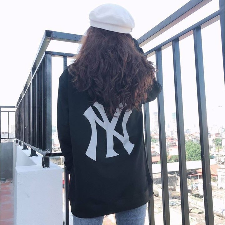 Áo Hoodie Chất Nỉ PHẢN QUANG NY Unisex Nam Nữ Full Size - Chất Nỉ Dày Dặn