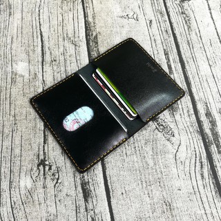 Bóp ví nam mini đựng thẻ và giấy tờ da bò khâu tay - Kichi MN20