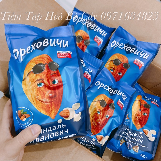 Kẹo socola hạnh nhân Nga Ivan siêu ngon