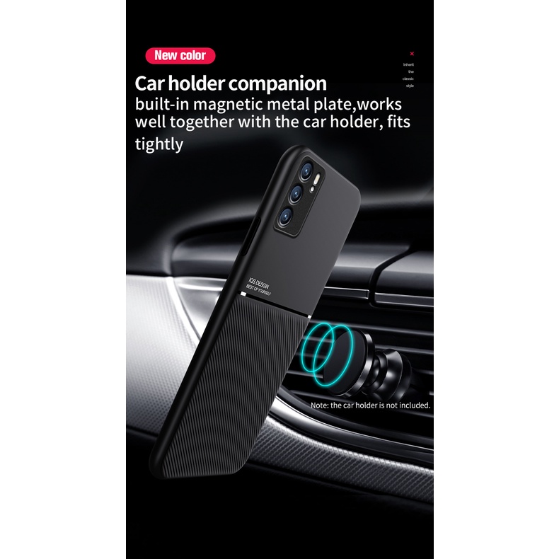 Ốp Điện Thoại Da Mềm Nam Châm Chống Sốc Bảo Vệ Camera Thời Trang Cho Oppo A95 A74 Reno 6 6z Reno6Z Pro Plus Reno6 5G 4G