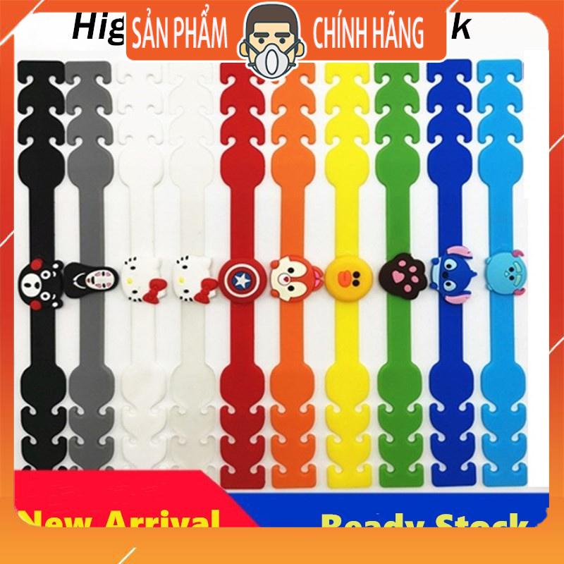 Đai đeo khẩu trang Silicon cao cấp loại 1 đủ màu dễ thương cho bé và người lớn dùng được.