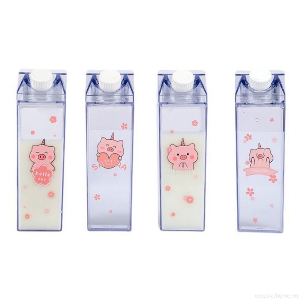 Bình Đựng Nước Ép Trái Cây/Nước Ép Trong Suốt Dung Tích 500ml Nhỏ Gọn 1000ml