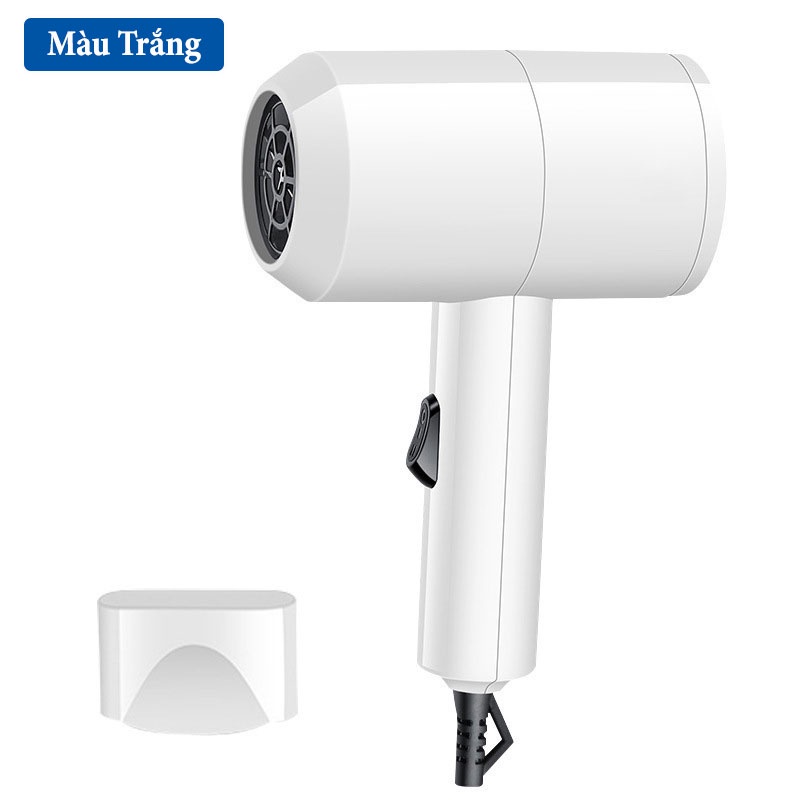 Máy Sấy Tóc Mini VER1 Cầm Tay Tiện Lợi Công Suất 400W, Sấy Tạo Kiểu Tóc Nam, Nữ Nhỏ Gọn Mang Đi Du Lịch -Gia Dụng Tý Tẹo