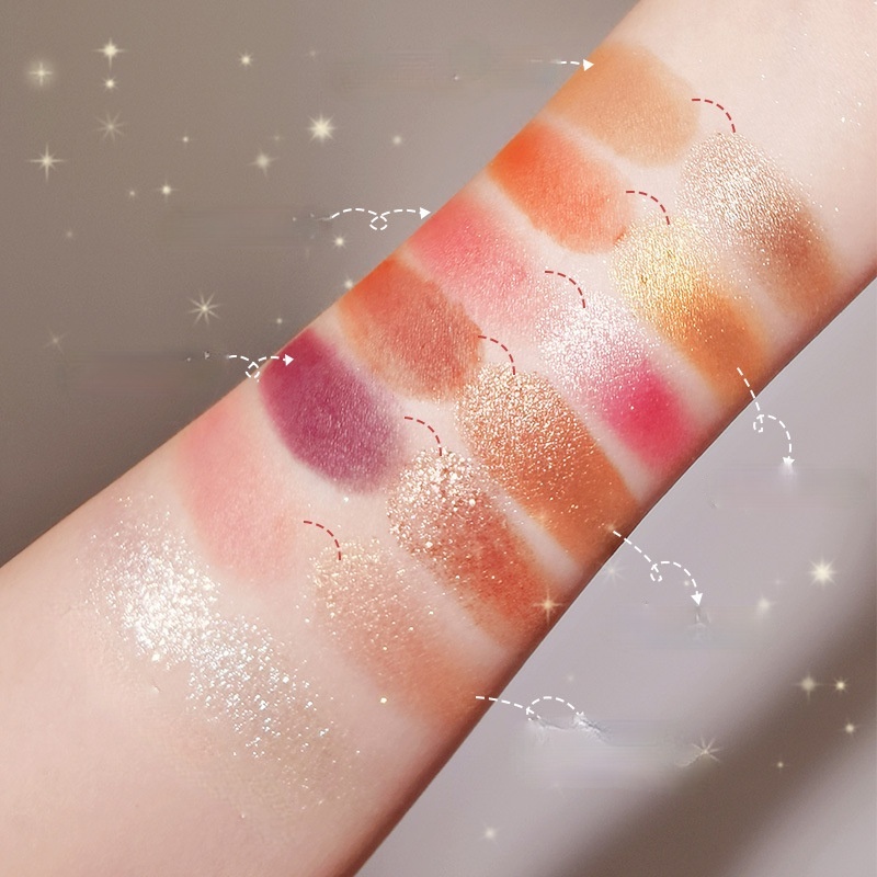 [Hàng mới về] Bảng phấn mắt 2 màu sắc long lanh quyến rũ độc đáo