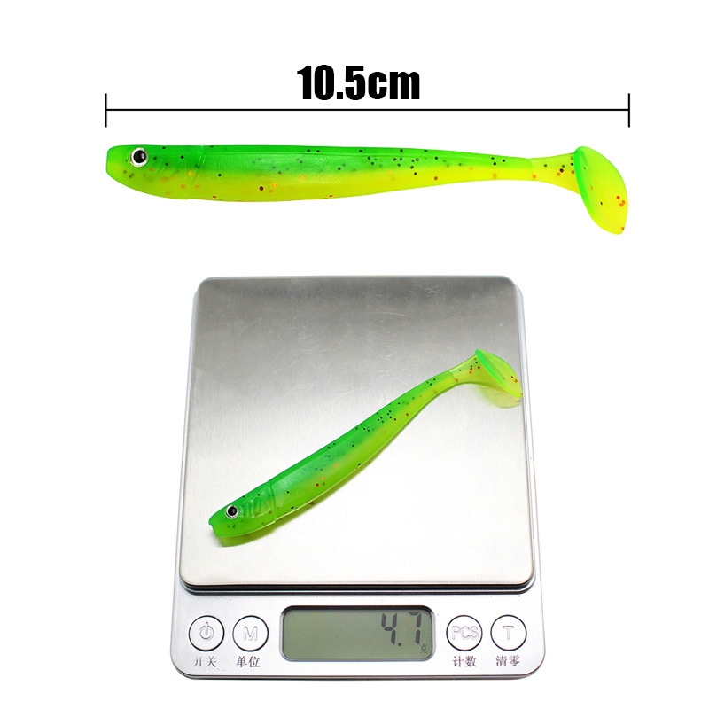 9Colors 10.5 cm/4.7g Artificial Rubber Soft Bait 3D Eyes Wobbler Simulation Bionic Bait Swimbait Sea Fishing Lures