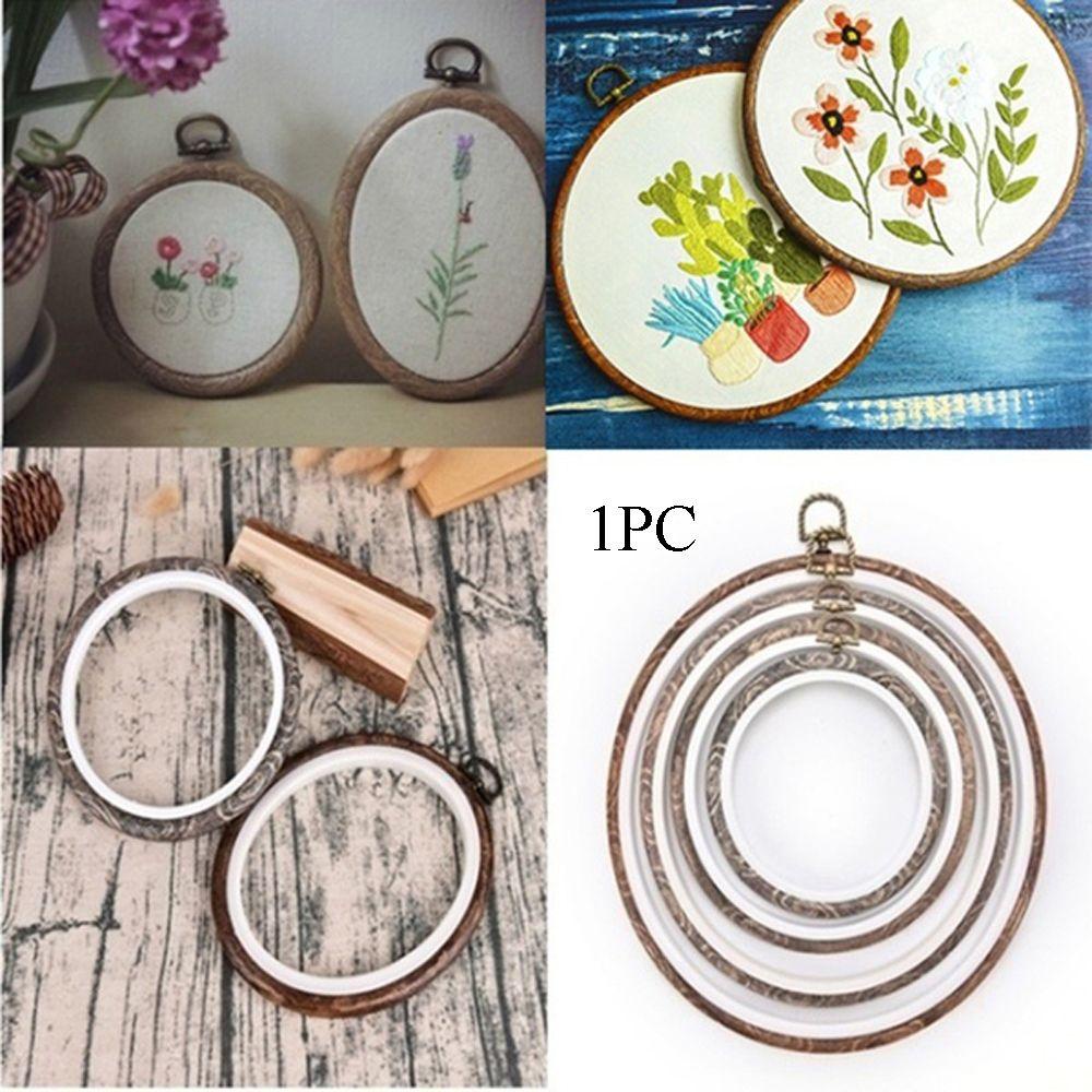 Vòng Thêu Bằng Gỗ 12-29cm Phong Cách Vintage Độc Đáo