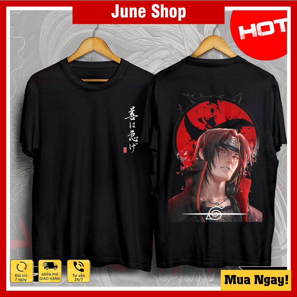 BST Áo thun Uchiha Itachi - Áo Anime Naruto siêu đẹp, giá rẻ nhất