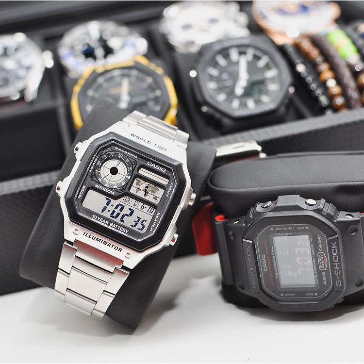 Đồng Hồ Nam CASIO AE1200 Dây Kim Loại – Tặng full box - Chống Nước 3atm, Trẻ trung năng động – haizz.shop | WebRaoVat - webraovat.net.vn