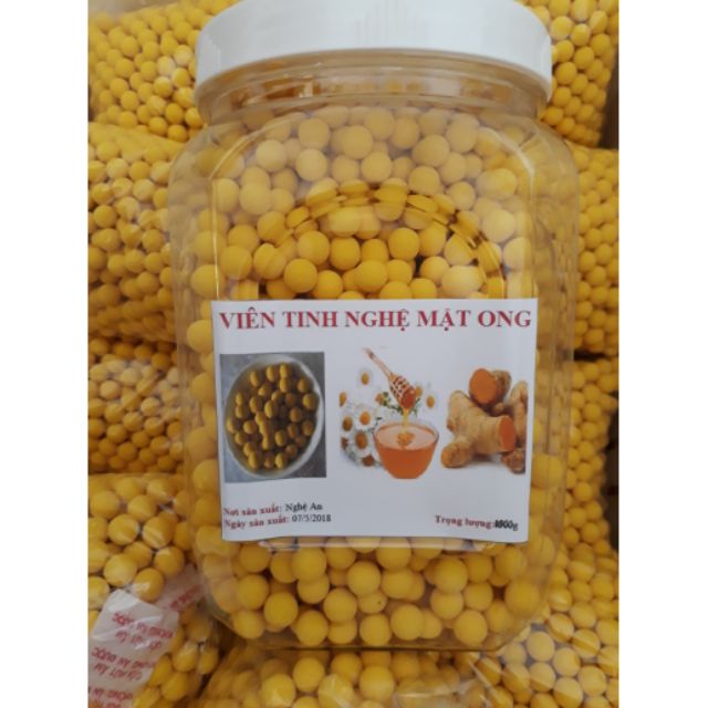 Sale 1kg viên tinh bột nghệ mât ong nguyên chất giá gốc