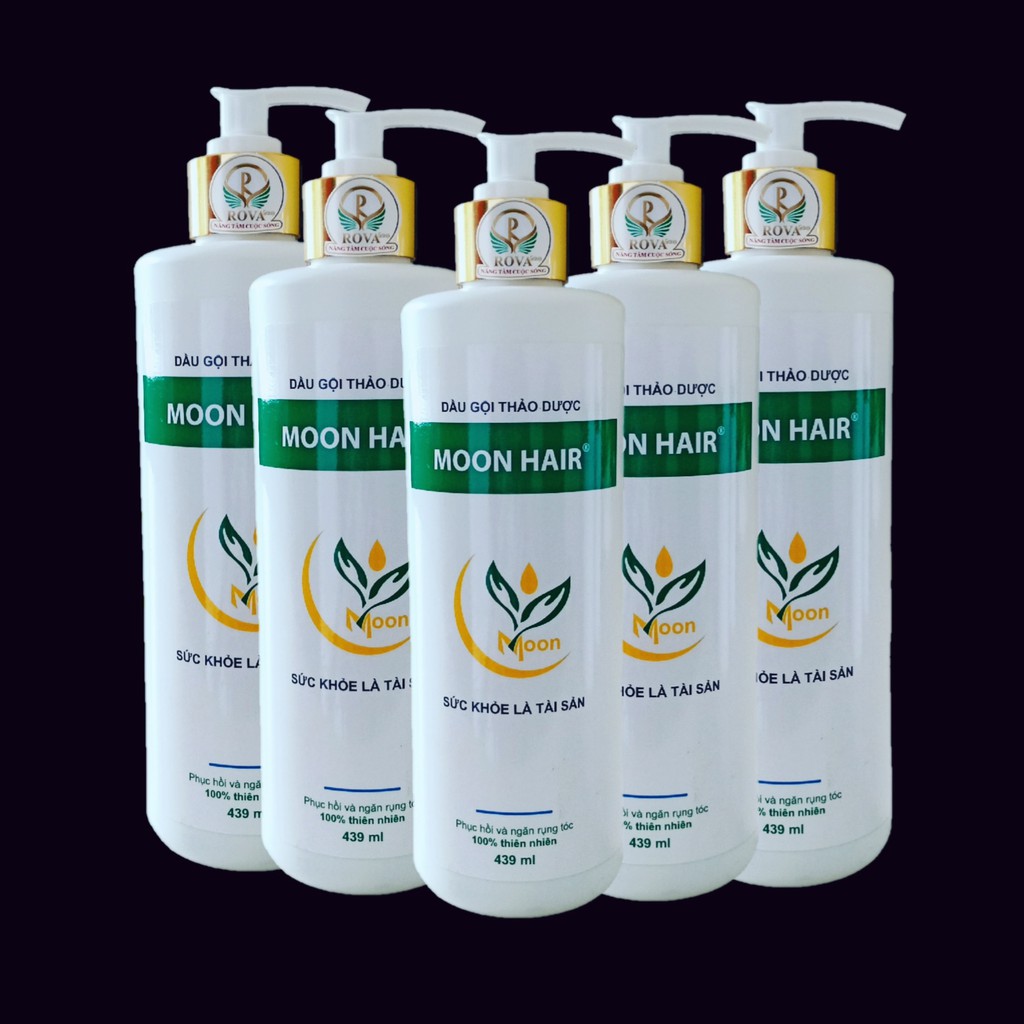 Dầu gội thảo dược MOON HAIR –Được tặng kèm 1 gel rửa tay tinh chất bạc hà 30ml | BigBuy360 - bigbuy360.vn