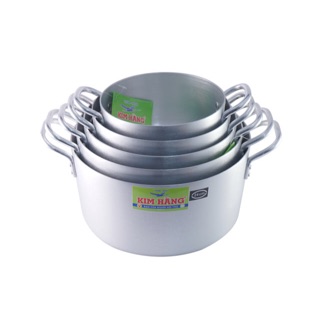 Bộ nồi đặc biệt T5 qoai tròn xi bóng Kim Hằng (16, 18, 20, 22, 24cm)