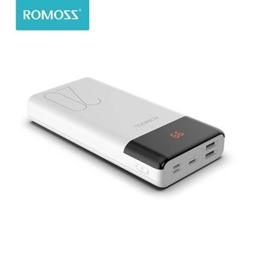 Sạc Sự Phòng Romoss LT20 20000mAh Màn Hình Led, 3 Cổng Sạc Vào - BH 1 Năm | BigBuy360 - bigbuy360.vn