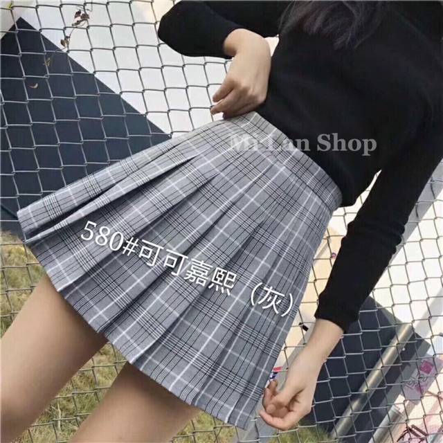 Chân váy tennis xếp ly kẻ caro nhiều màu | BigBuy360 - bigbuy360.vn