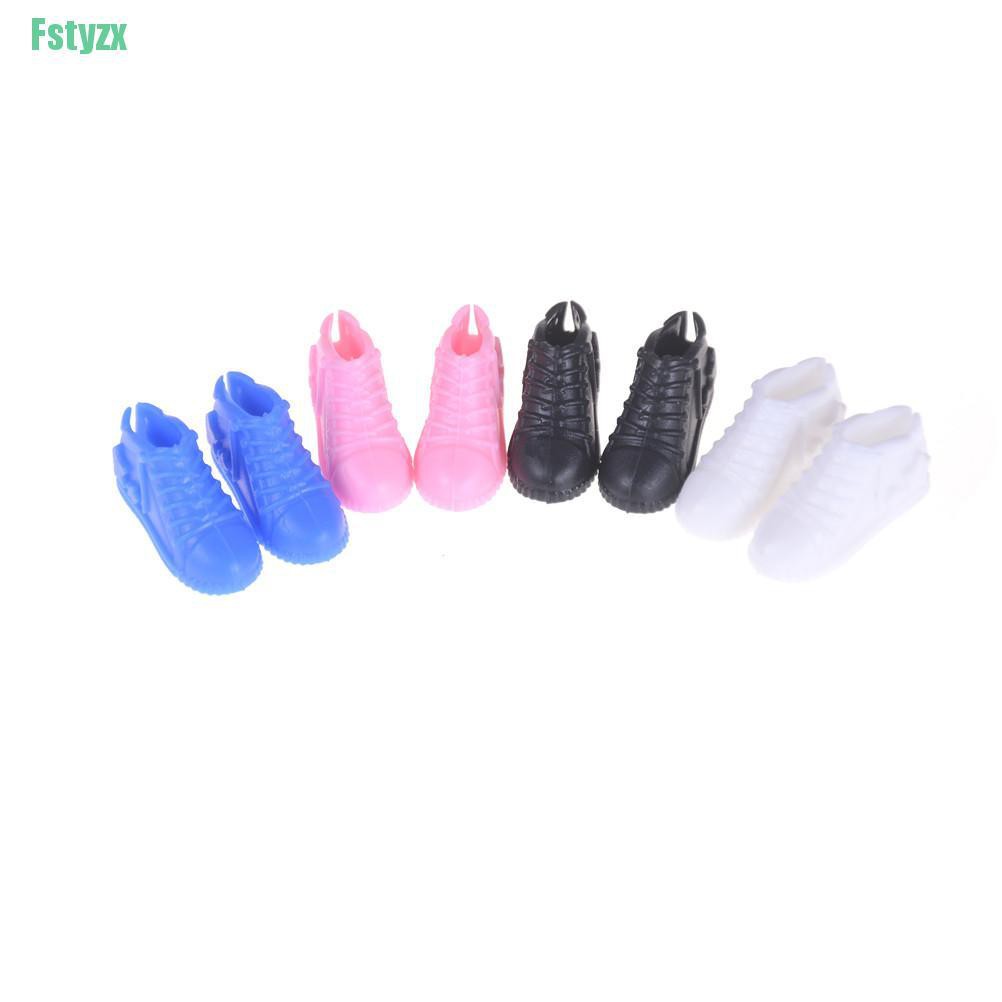 fstyzx 4 pairs Doll Shoes Fashion Casual Sports Shoes for Barbie Doll